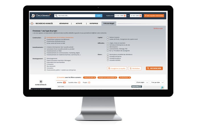 Webdesign et intégrateur Web pour dashboard